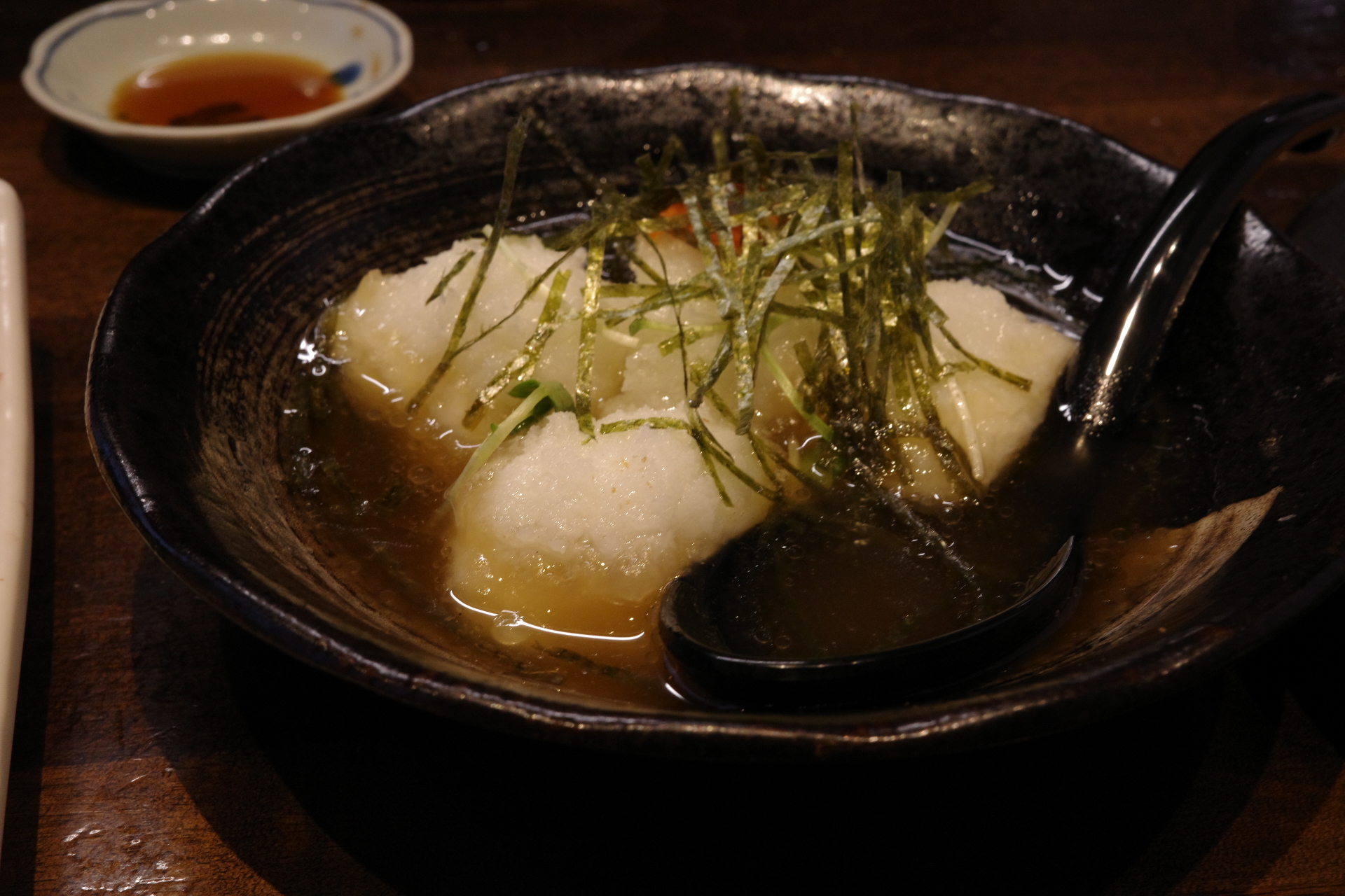 居酒屋ひとし 名物のジーマミ豆腐の揚げ出し