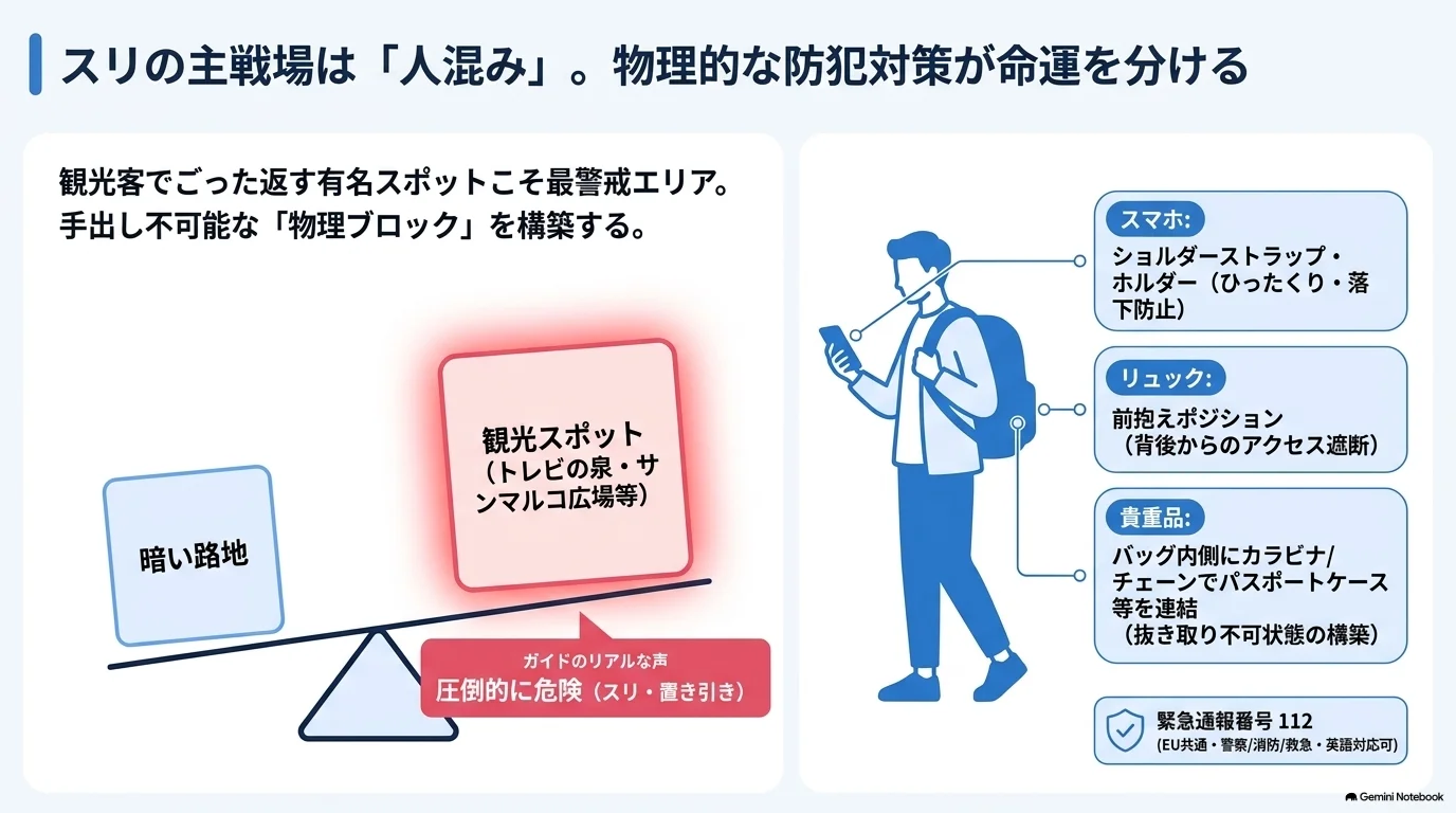 スリの主戦場は人混み・物理的な防犯対策 ダイジェスト