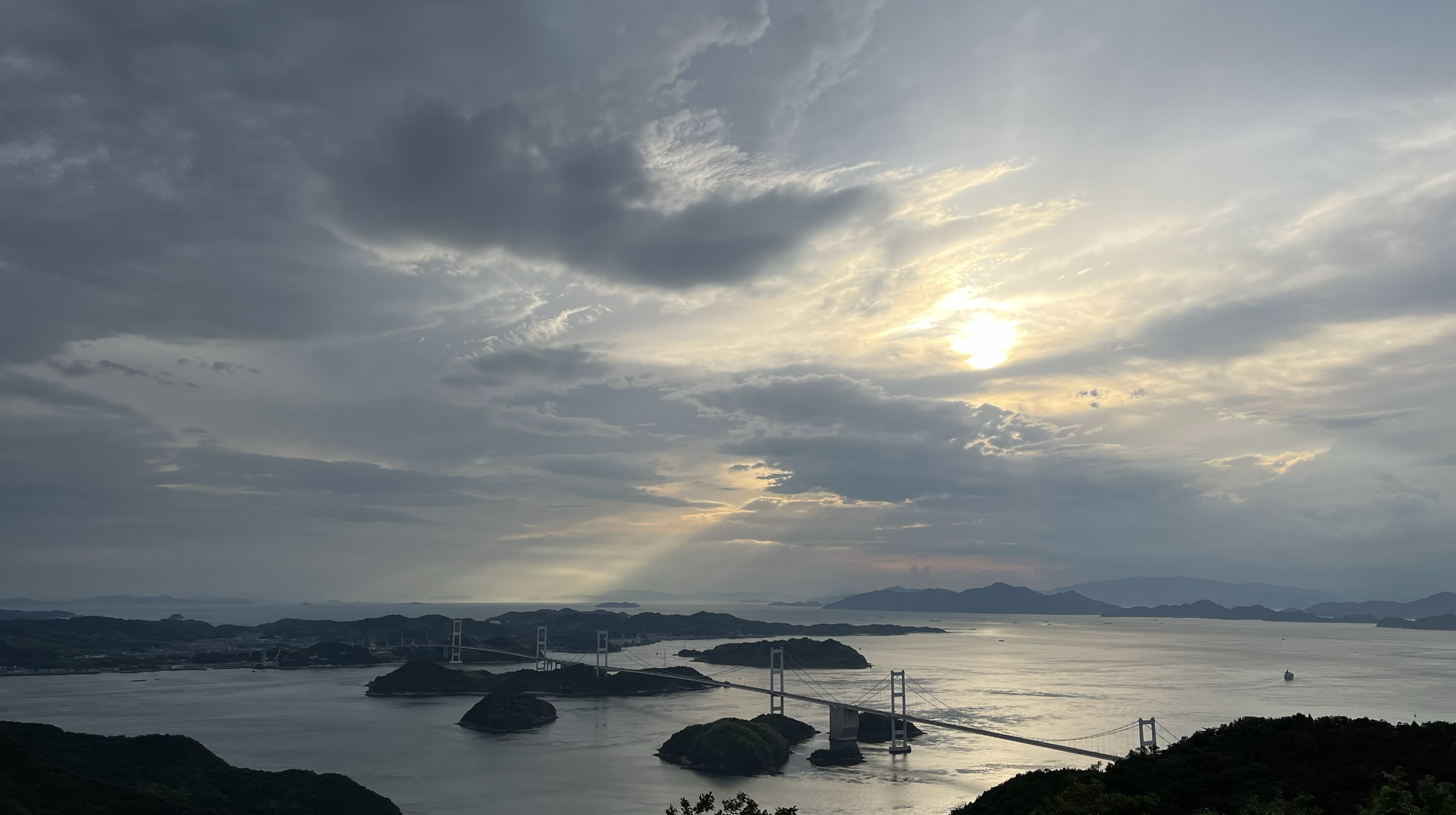 亀老山展望公園からの夜景
